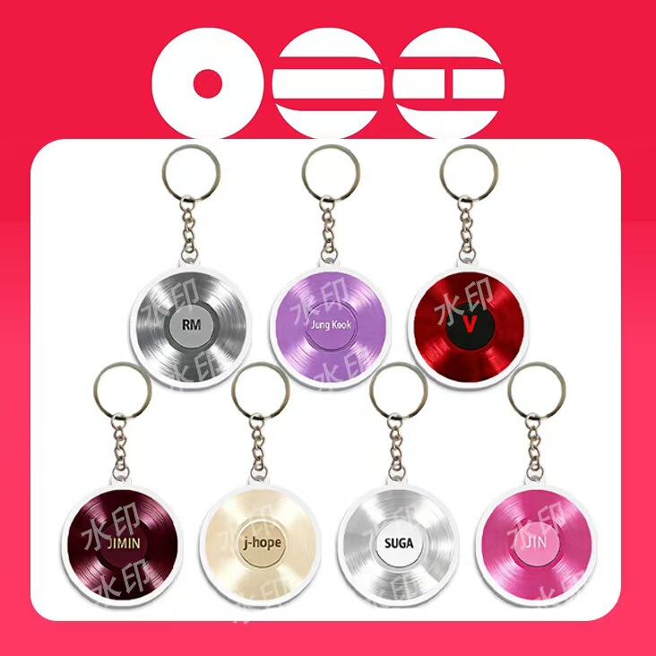 Bts "Arirang" Cd Acrylic Keychain Vinyl Record Fan Bag High-Value Pendant