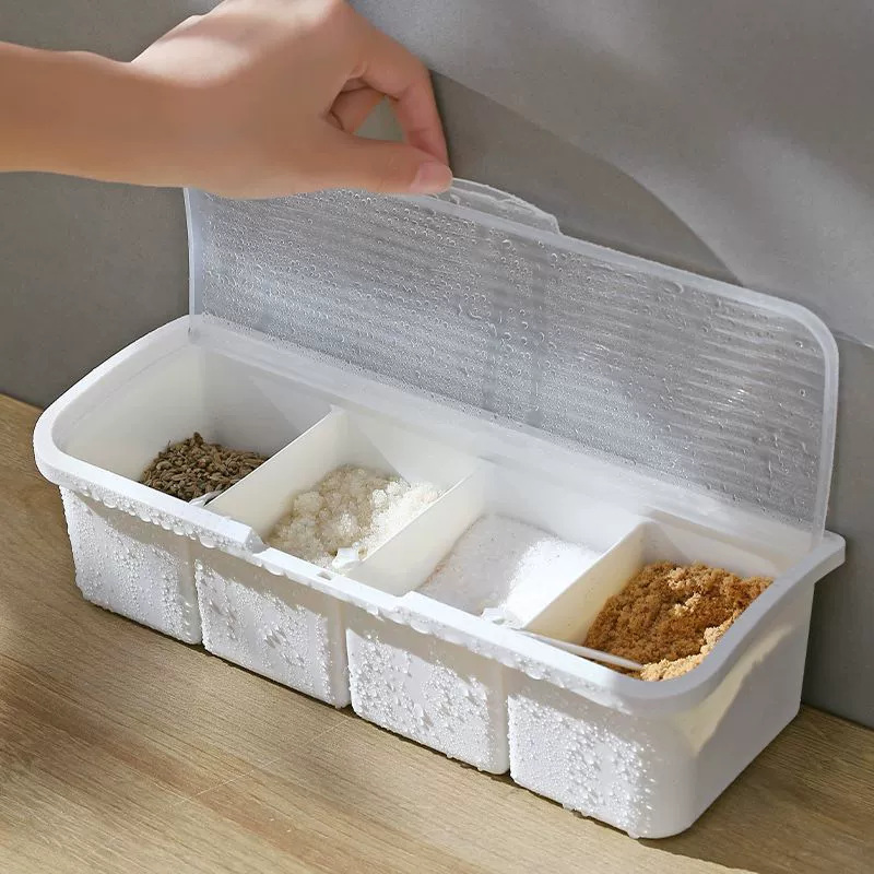 Кухонная коробка для приправ, банка для приправ, комбинированная банка для соли, набор для хранения приправ, набор для приправ, бытовой влагостойкий