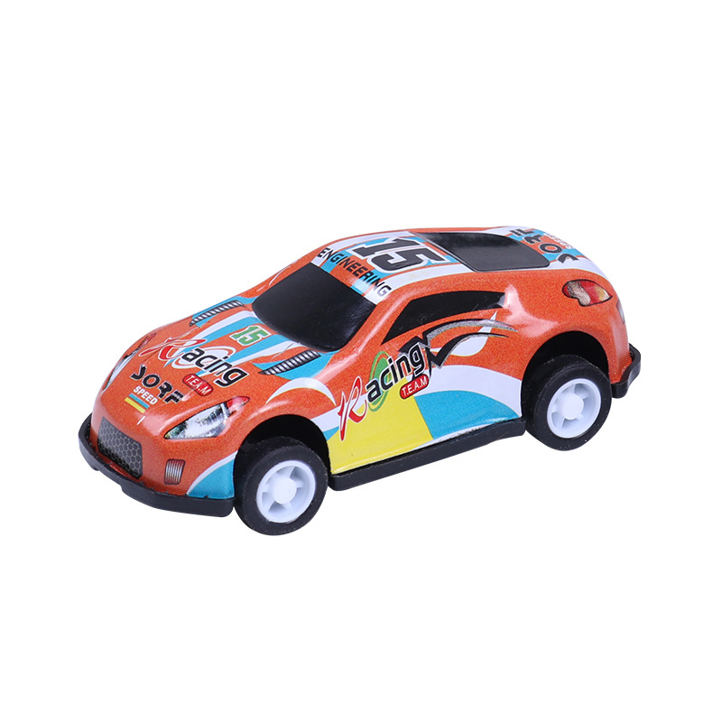 Tire hacia atrás del coche traje de coche modelo de aleación en caja regalo de juguete traje de juguete de carreras puesto de mercado nocturno fábrica al por mayor