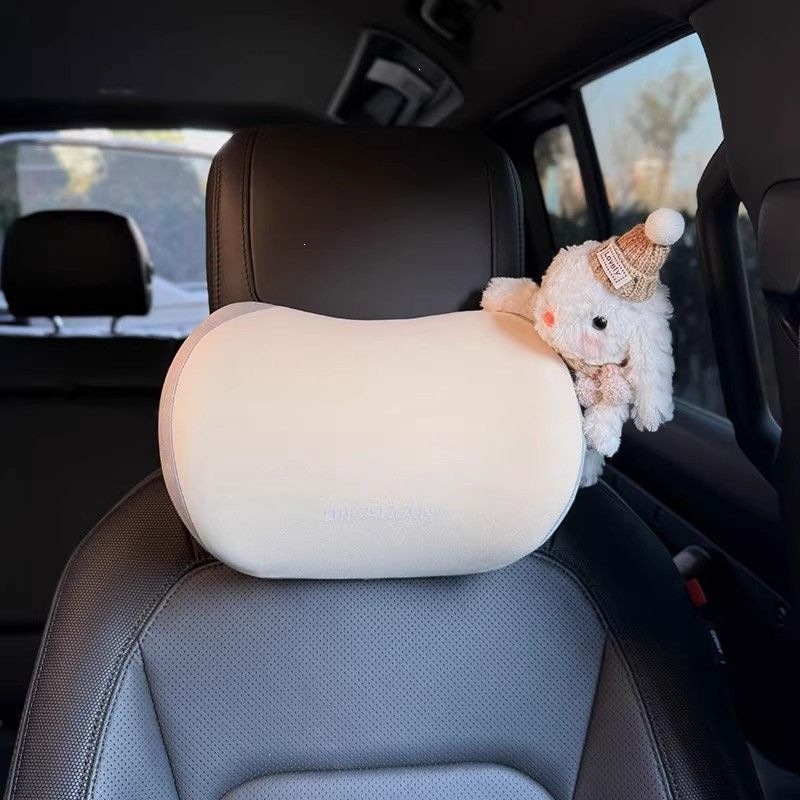 New model rabbit-shaped memory foam car neck headrest, premium 2026 car cushion, seat cushion, lumbar support for car seats