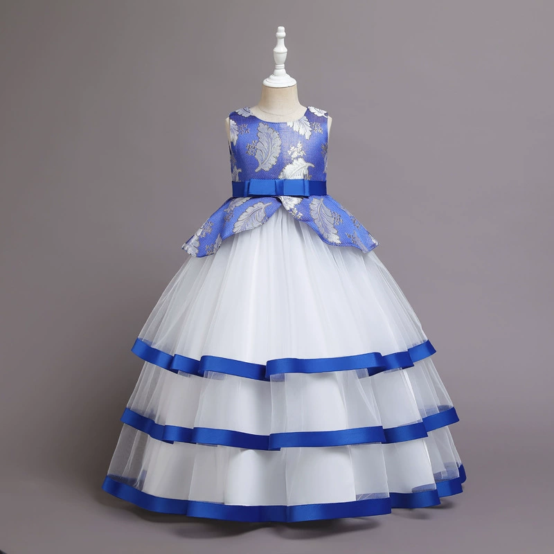 Небольшой костюм принцессы, платье, летнее длинное пианое выступление костюм, коллекция 2021 года, для подростков