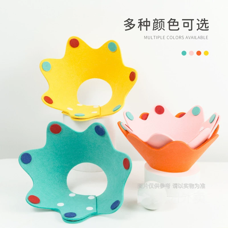 Милый головной убор Элизабет Круг 1 Корона Собака Кошка Воротник Шея Анти-Лизать и кусать Элизабет Круг