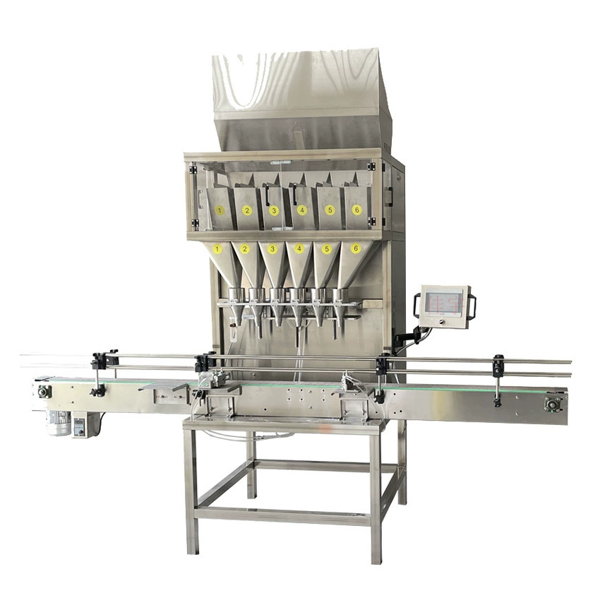 Оригинальная высокоскоростная линейная шкала с четырьмя головками, автоматический компьютер для взвешивания частиц, количественная шкала, упаковка, вспомогательное оборудование для взвешивания