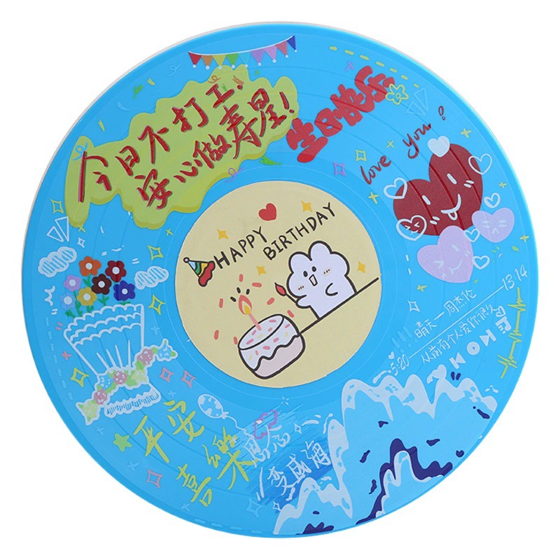 Креативное граффити Виниловая пластинка украшение Бар Крытый DIY Украшение стен Ретро ностальгическая стена старый рекордный подарок