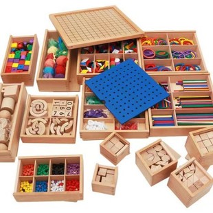 Froebel's Educational Toys and Building Blocks 15-Piece Set Early Education Professional Version Kindergarten Purchase Beech Wood