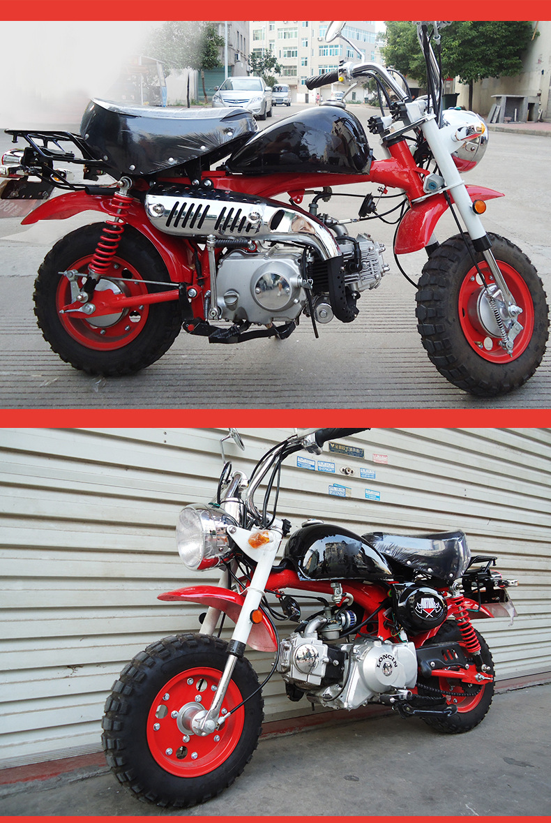 Little Monkey Mountain Off-Road Motorcycle Retro Adult 110Cc Small Motorcycle Off-Road Climbing Source Factory