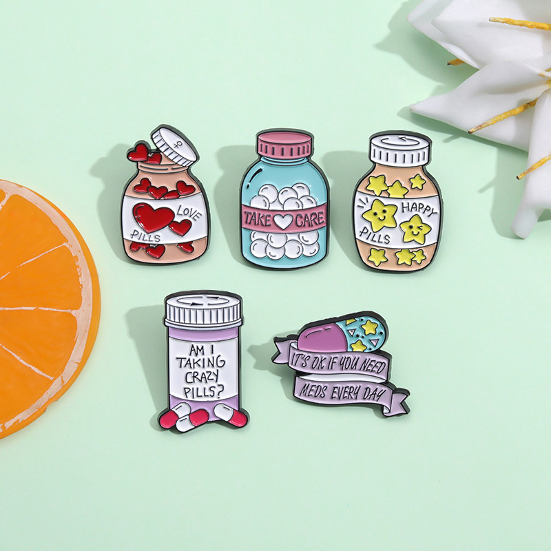 Brooches Classification Cute Pin Cartoon Alloy Stoving Varnish Unisex Brooches