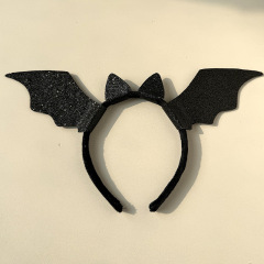 越境ハロウィンのコウモリのカチューシャのファッションは面白いカチューシャの鬼節の役を演じて悪魔のコウモリのカチューシャを演じます。