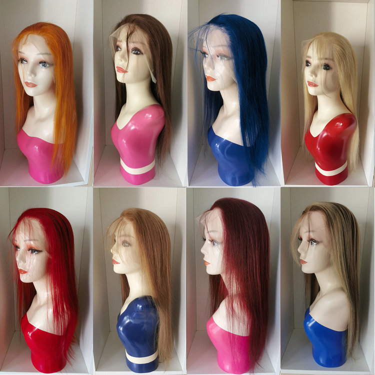 13*4 Brazilian Human Hair Front Lace Wig Brazilian Wig Female Lace Full Hair Cover