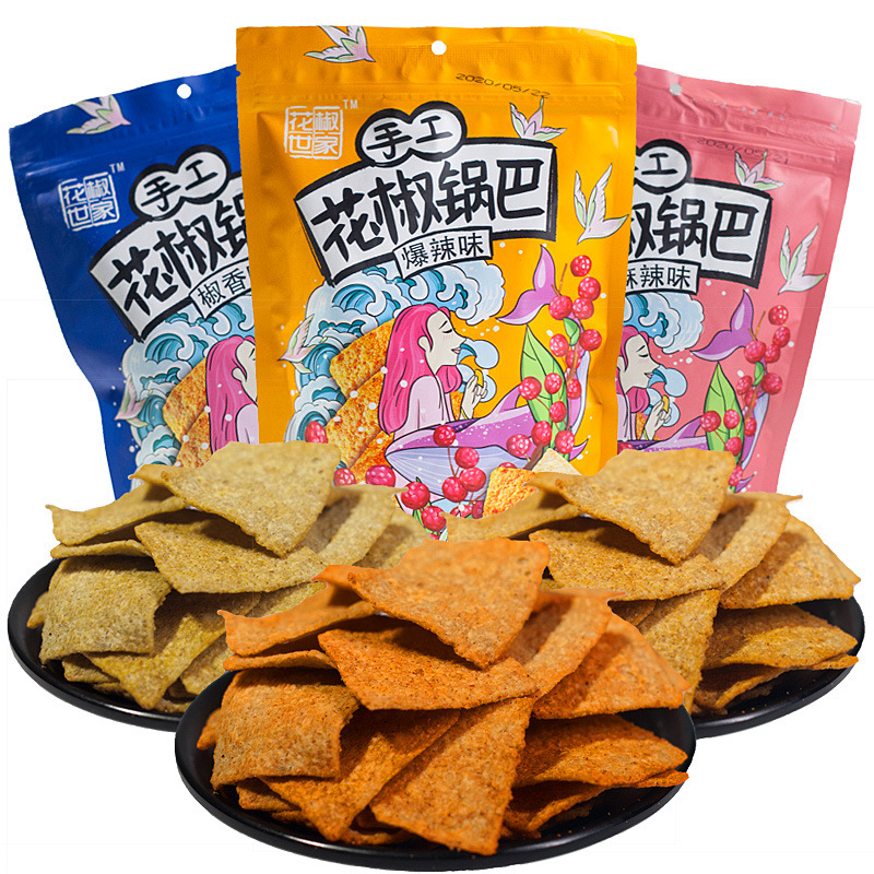 Chopped Pepper Handmade Flower Pot Stick 158g Spicy Snack Snack Family Shaanxi Hancheng Specialty Internet Celebrity