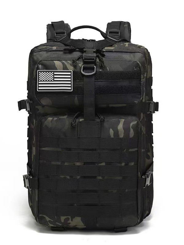 Senderismo anti-salpicaduras de agua Mochila táctica al aire libre Mochila de viaje de ocio Mochila de montañismo Mochila deportiva nueva para hombre