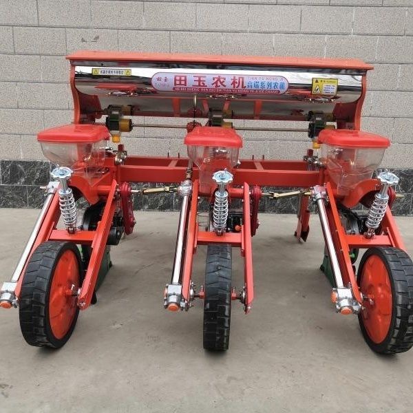玉米播种机四轮拖拉机带大豆玉米精量播种机黄豆王玉米