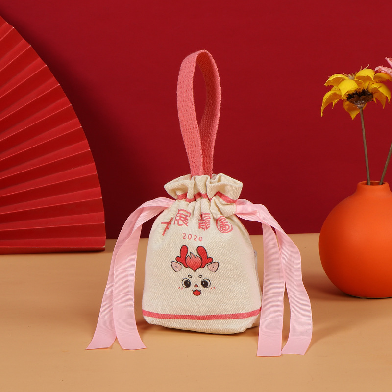 용의 해의 핑크 B; [스몰 사이즈 재고] 16*15*5