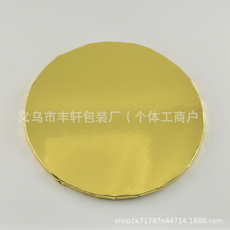 Placa de transferencia de pastel corrugado de 6 mm placa de transferencia de pastel de oro de pastel