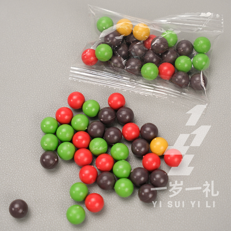 Jugues de grano de rana suplementarios de grano de grano de orbita giratoria joyas de billar accesorios de billar bolas de plástico grandes