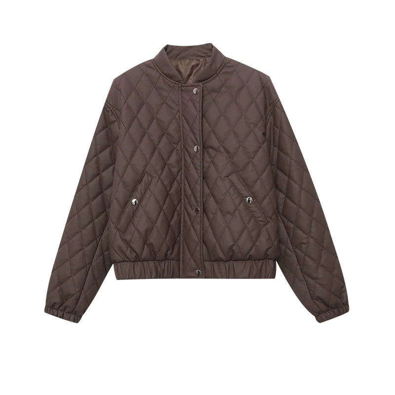 Бейсбольная форма Sinan American в стиле ретро из матовой искусственной кожи с ромбовидной строчкой, хлопковая куртка SN6459