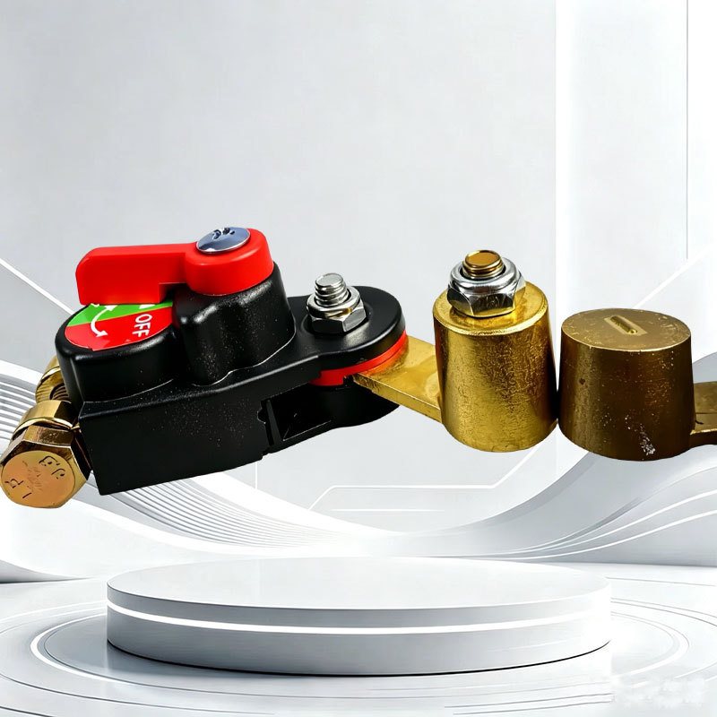 12V Car Battery Disconnect Switch, 24V Heavy Truck Power Master Switch, Blade Switch for Excavator and Agricultural Vehicle, Pure Copper Modification