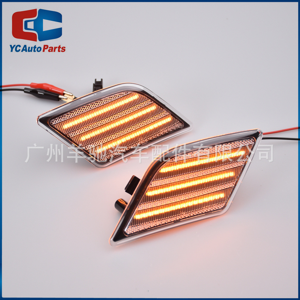 Adecuado para Mercedes-Benz W204 C250 C350 C63 AMG guardabarros luz LED luz lateral siempre brillante image 6