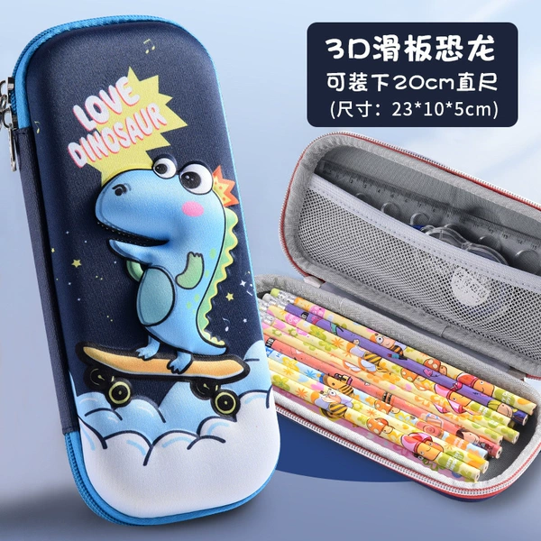 Skateboard, dinosaur, 3D