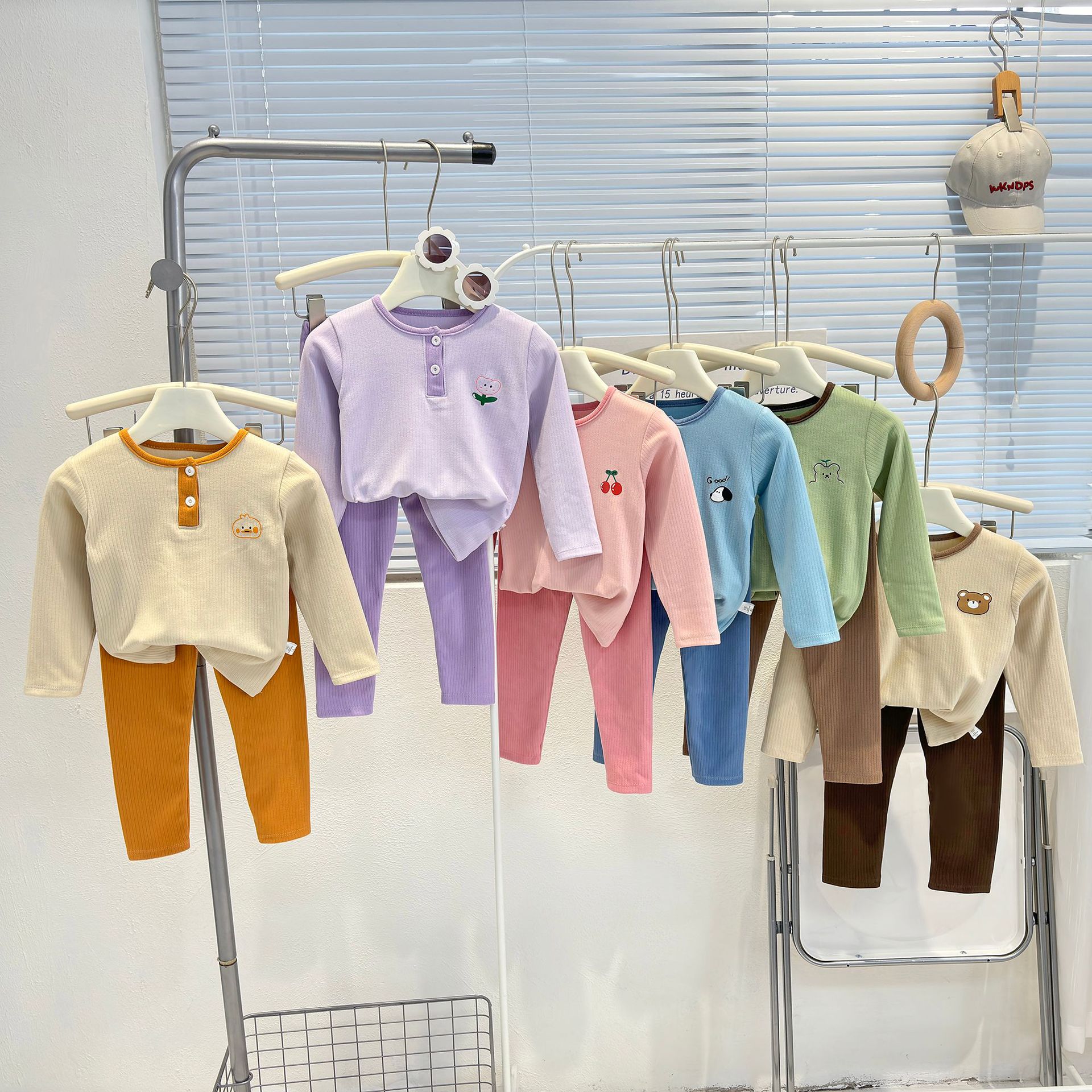 Children's Underwear suit Autumn and Winter New Boys' Autumn Clothes Autumn Trousers Baby Warm Pajamas Girls' Home Clothes Children's Clothing