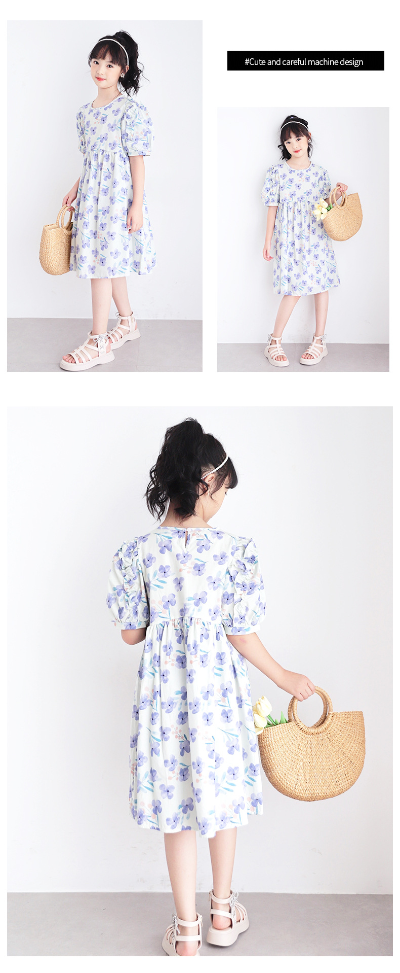 紫色花朵连衣裙-双景_05