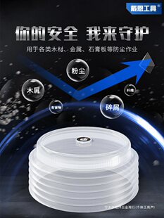 Dust Cover for Hole Opener, Wooden Ceiling Downlight, Gypsum Board Multifunctional Ceiling Hole Expander Drill Bit with Dust Bowl