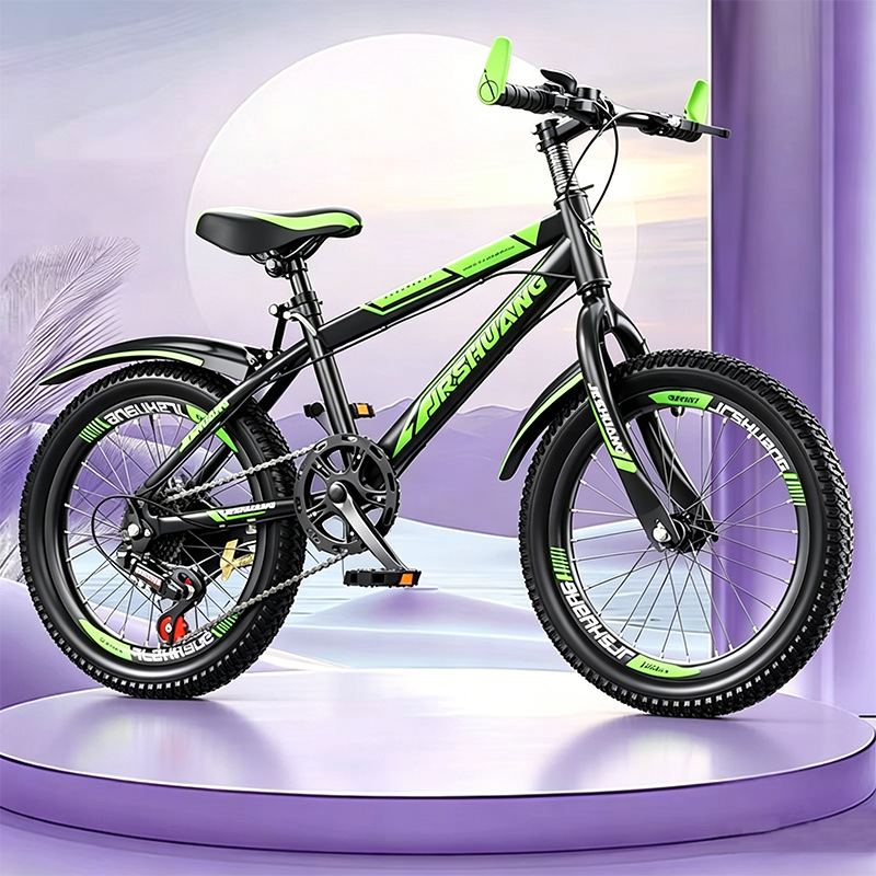 Bicicleta de montaña adolescente de velocidad única varón de velocidad de viaje ligero para mujeres 8 - 16 años de seguridad image 33