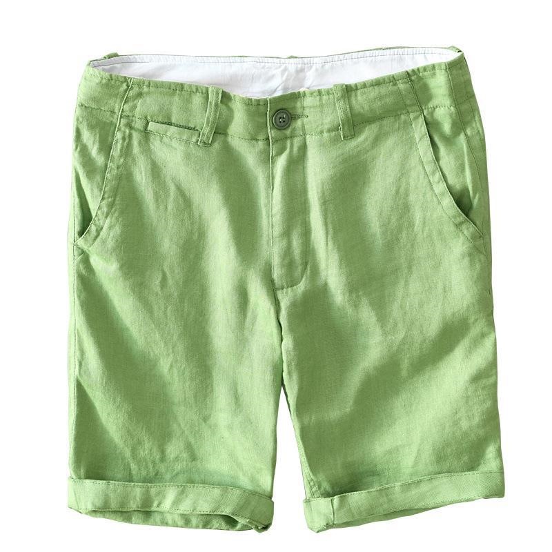 1921 Fashionable, Simple, Loose-fitting, Versatile, Thin Linen Shorts, Casual Pants, Beach Shorts - Dropshipping Available