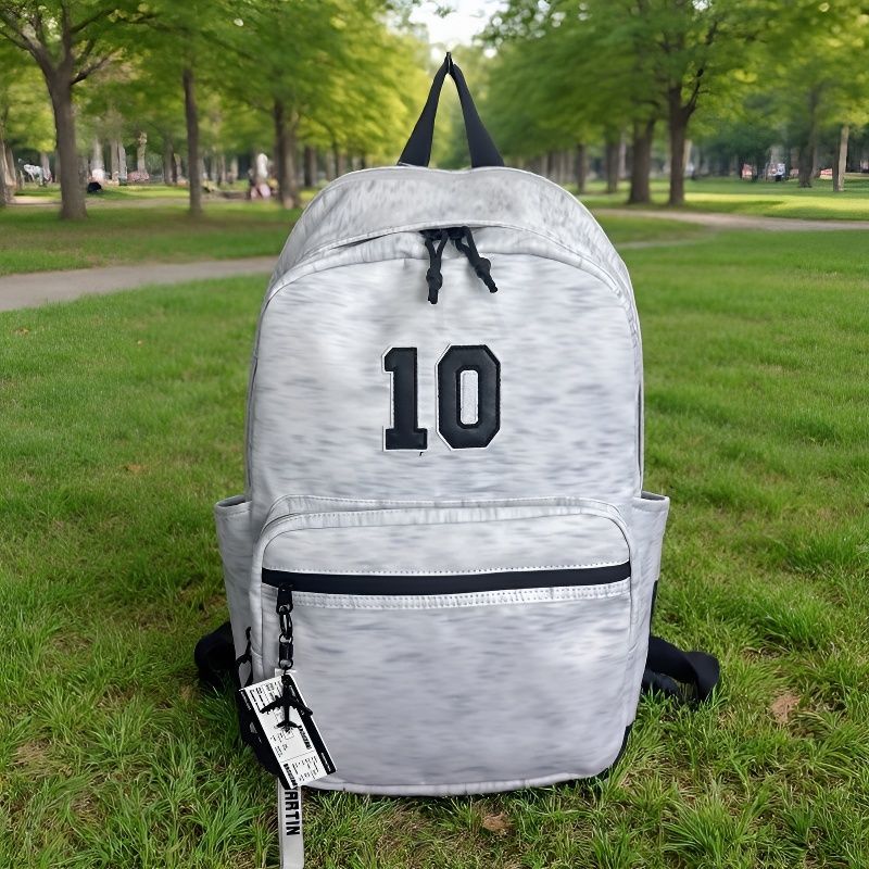 Mochila Escolar de Gran Capacidad de Poliéster Impermeable, Transpirable para Escuela Secundaria
