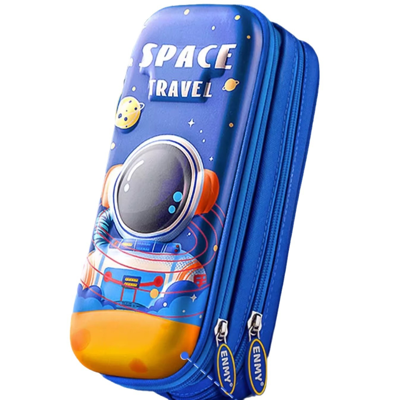 男の子用3D鉛筆バッグ、小学生用文具箱、2025年新作小学生用鉛筆箱、二層式大容量ペンと文房具収納