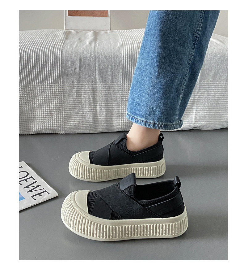 2024 Printemps/Été Nouvelles chaussures blanches à grosse tête avec semelle Matsuke, chaussures de planche polyvalentes pour étudiants, sports et loisirs, style Instagram_voghion.com