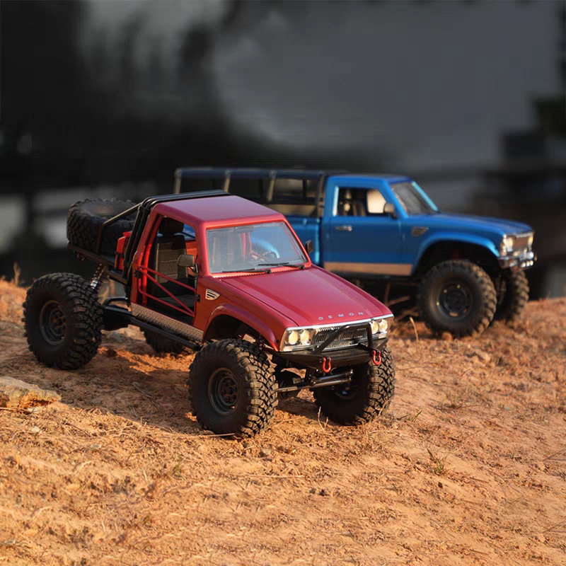 CROSSRC 1/10 Simulation Climbing Car Model Four-wheel Drive Off-road Remote Control Car Demon SG4 Half Card SP4 Off-road