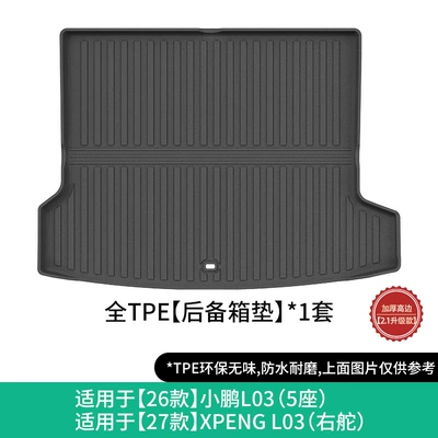 Modelə uyğun ayaqaltı Xpeng L03 car floor mats - 26-models-of-xpeng-l03-trunk-mat-with-holes21-upgraded-version27-models-of-xpeng-l03-right-hand-drive-w260700731