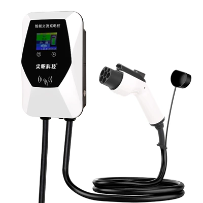 New Energy Smart Ac Charging Pile, National Standard 7Kw, Universal for Byd and Tesla, 32A Home Charging Gun, Dropshipping (Elektrikli avtomobil şarj stansiyaları) - intelligent-ac-charging-pile-5m-line-version