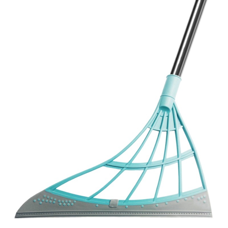 Factory wholesale black technology magic broom silicone sweeping cleaning floor wiper household toilet lazy broom