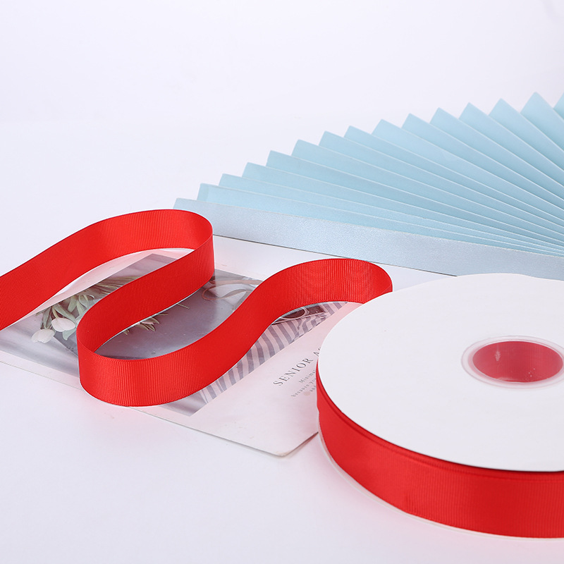 Suministro directo de fábrica 0,3 cm-5cm hilo grueso cinturón ropa textiles para el hogar Accesorios embalaje gran Cinta Roja al por mayor