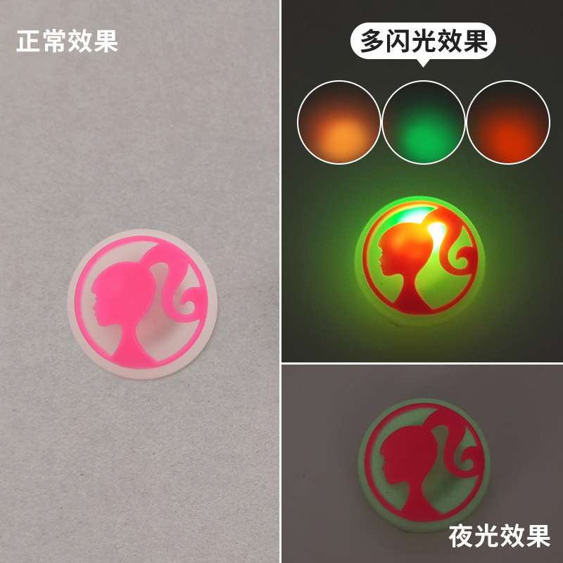 2025年越境EC下駄靴花LED発光フラッシュ楽しいDIY靴バックル靴アクセサリー装飾バックル|undefined