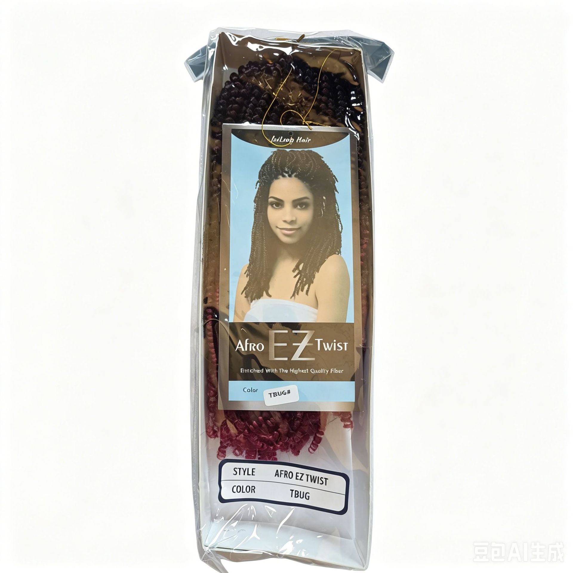 Cabello de crochet de fibra química Afro EZ Twist Pequeña peluca de primavera Twist trenza cabello