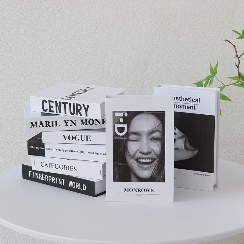 Скандинавский простой стиль фальшивой книги модель Studycop магазин имитационная книжка гостиная офис книжный шкаф креативное оформление книжная лента