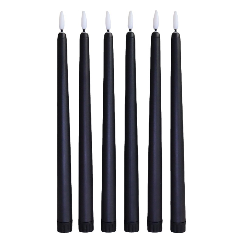 LED negro control remoto varilla cera electrónica vela luz transfronteriza Navidad suspensión Harry varita mágica Halloween