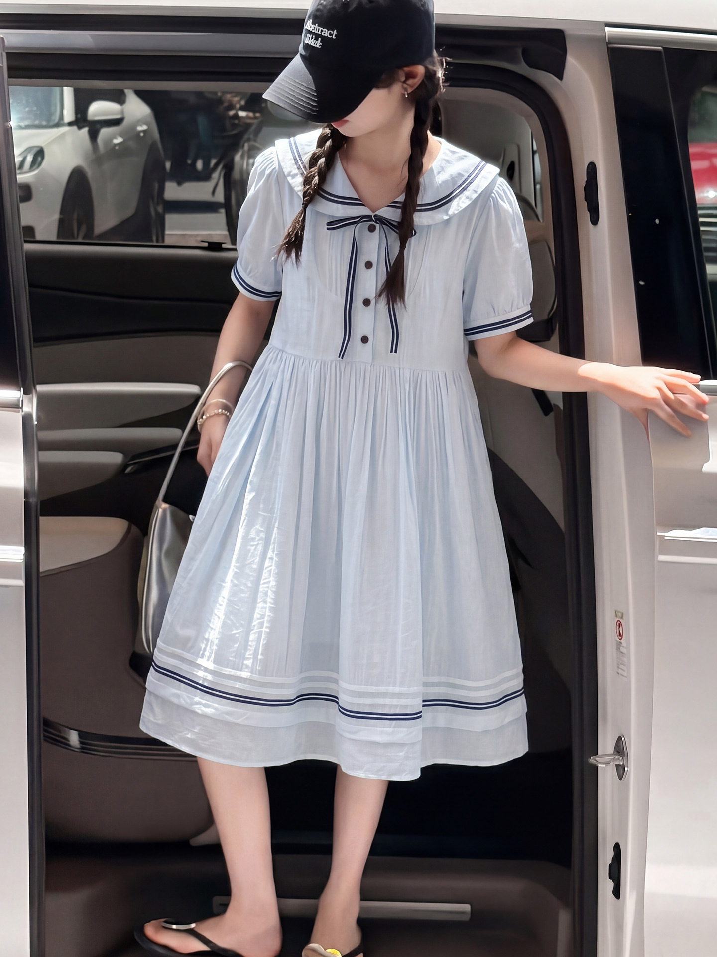 Summer children's short sleeve dress