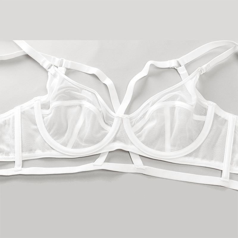 Ropa interior de encaje de comercio exterior europea y americana delgada sexy ultra-Delgado de gama alta de las mujeres sujetador traje de encaje sujetador al por mayor