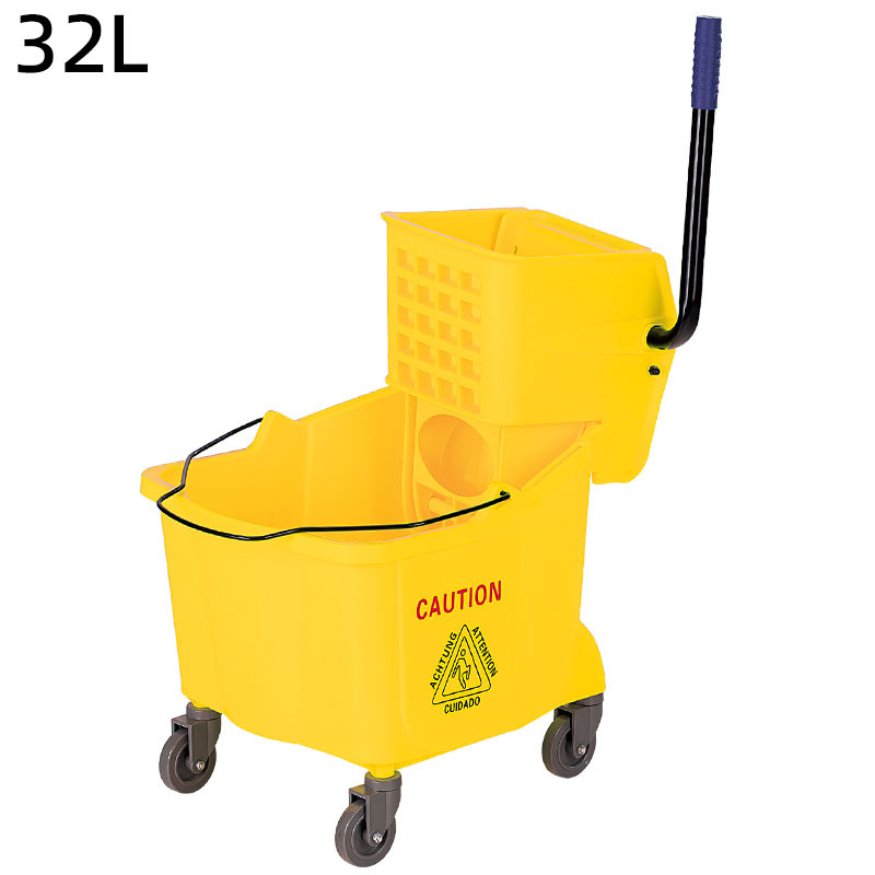 Cubo de fregona con prensa de agua, comercial y doméstico, limpieza de pisos