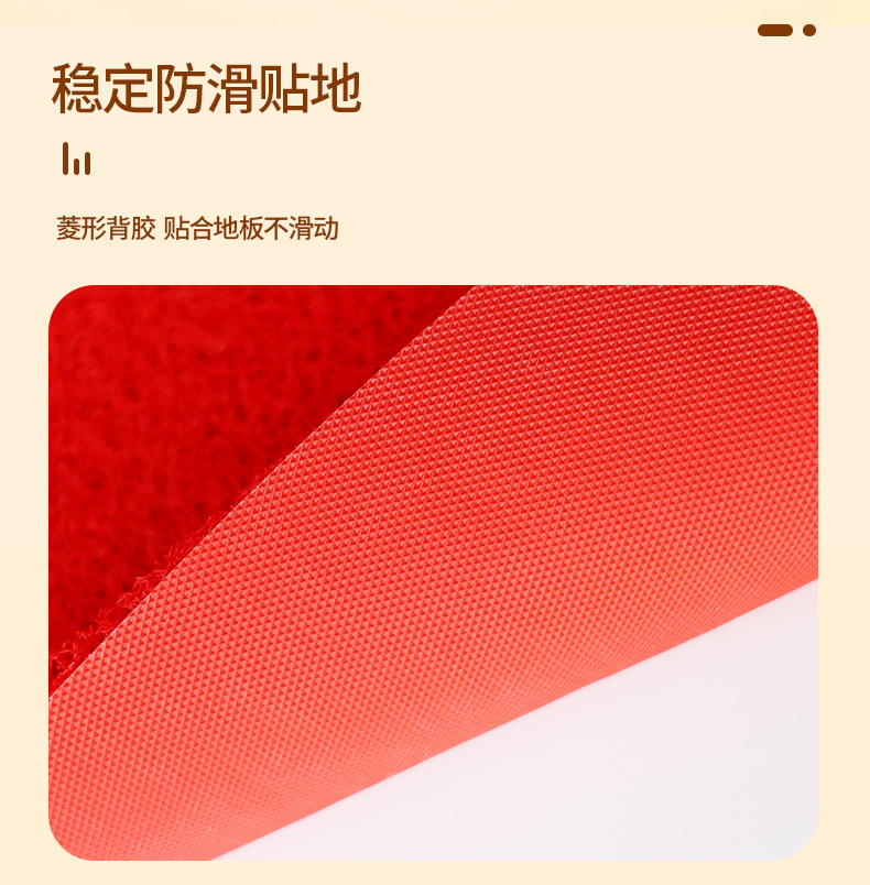 Tear-Resistant Cow Tendon Bottom Silk Loop Commercial Welcome Large Size Non-Slip Foot Mats Car Floor Mats Cuttable Carpet Door Mats