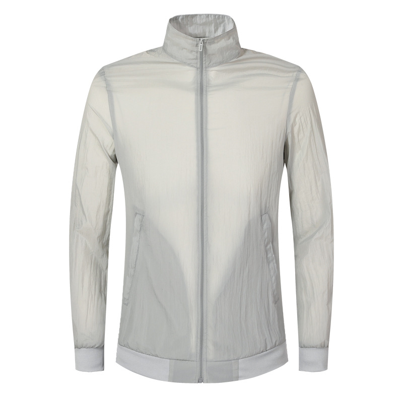 Men's Clothing ultra thin ice silk, breathable, handsome fishing skin windbreaker, light jacket_voghion.com