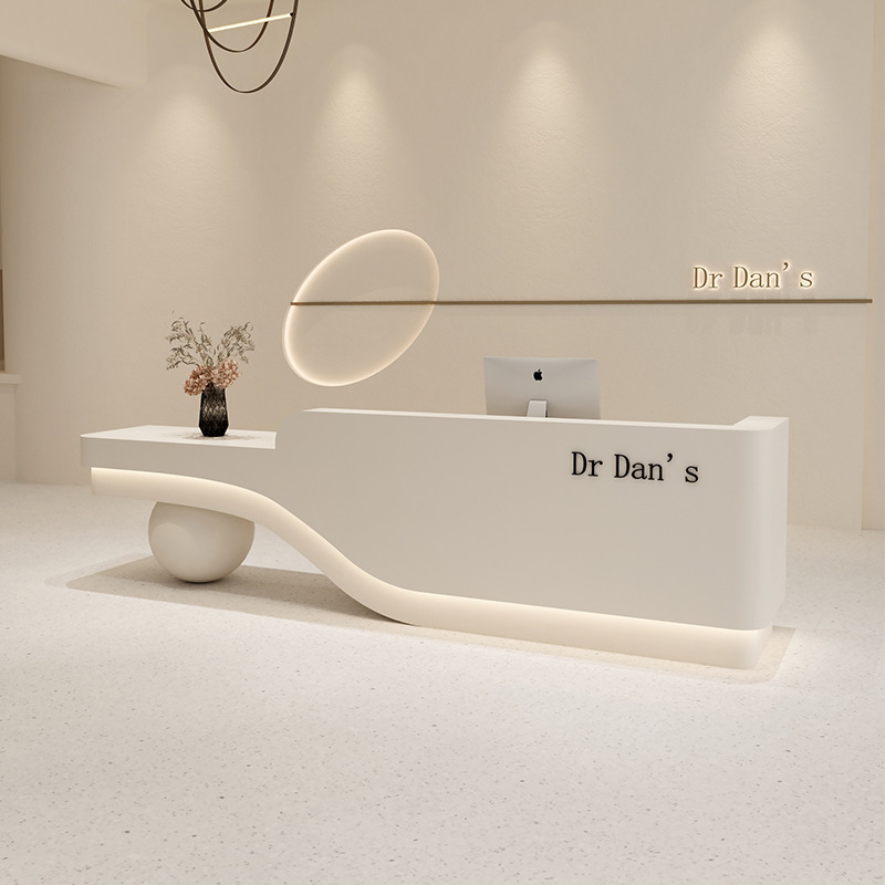 Beauty Salon Cashier Counter, Clothing Store, Yoga Studio, Bar Counter, Dance Training Center, Medical Beauty Clinic Front Desk, Company Reception Desk Beauty Salon Cashier Counter, Clothing Store, Yoga Studio, Bar Counter, Dance Training Center, Medical Beauty Clinic Front Desk, Company Reception Desk