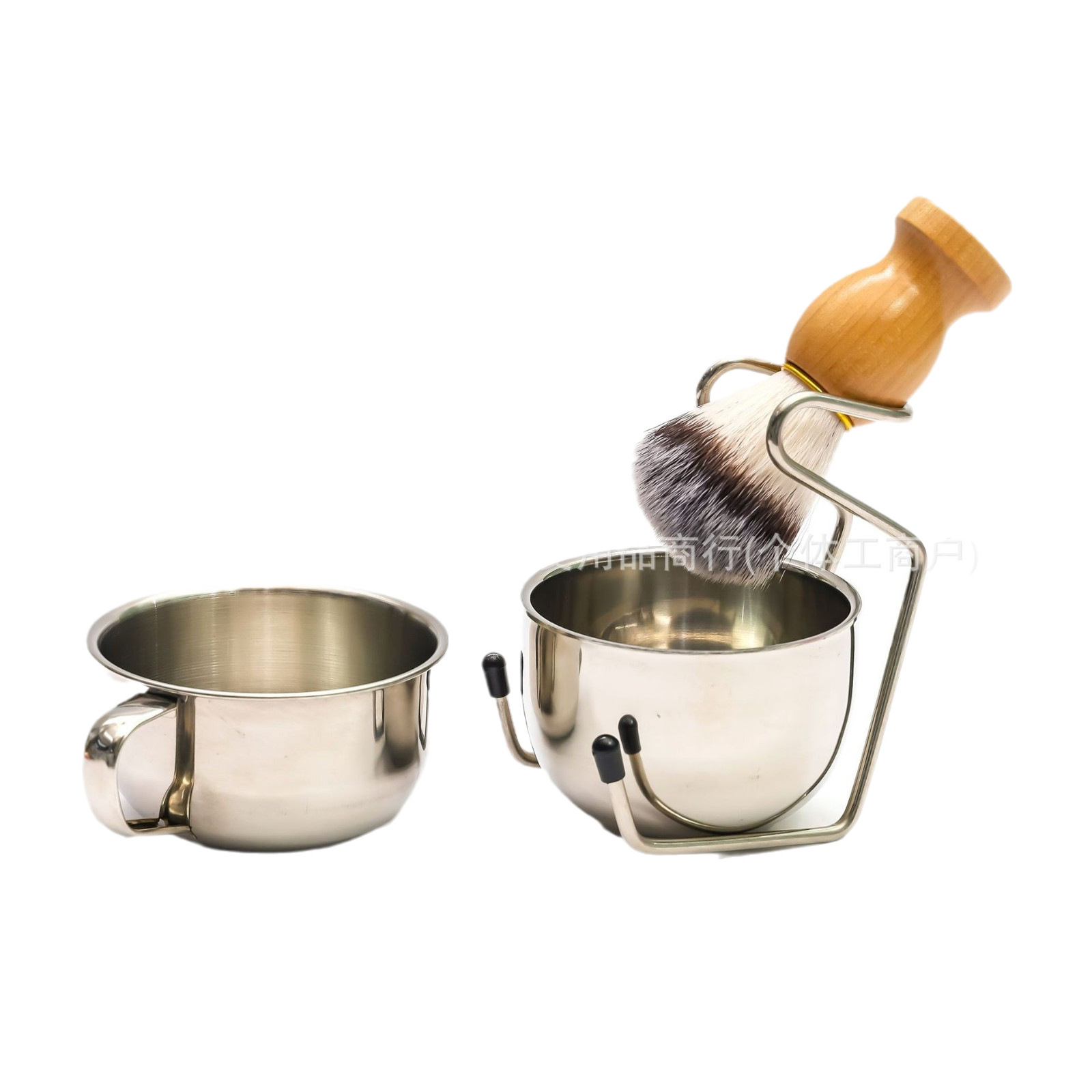 Cepillo de afeitar para hombres de pelo suave cepillo de barba soporte de madera sólida cepillo de afeitar peluquería herramientas de acabado de belleza