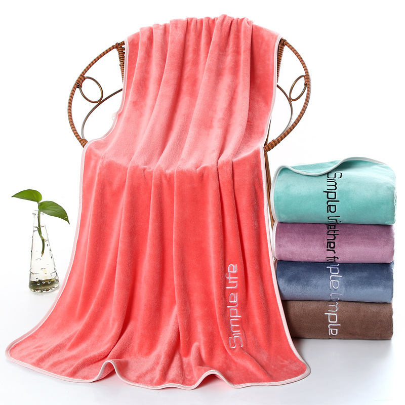 Fiber Embroidered Bath Towel Absorbent Youth Pie Bath Towel Gift Towel Youth Pie Letters Bath Towel Set Fiber Embroidered Bath Towel Absorbent Youth Pie Bath Towel Gift Towel Youth Pie Letters Bath Towel Set