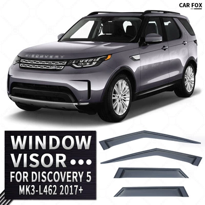 Rain shield — visor - standard-packing-without-logo-land-rover-discovery-5-mk3-l462-2017-plexiglas-no-bright-strips-rain-shield