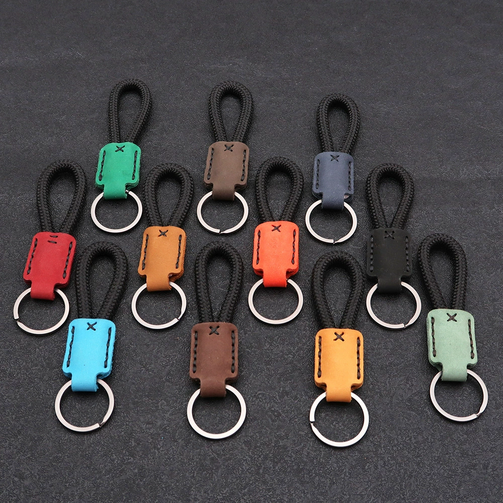 Keychain handmade, pendant, matte universal strap, DIY, genuine leather